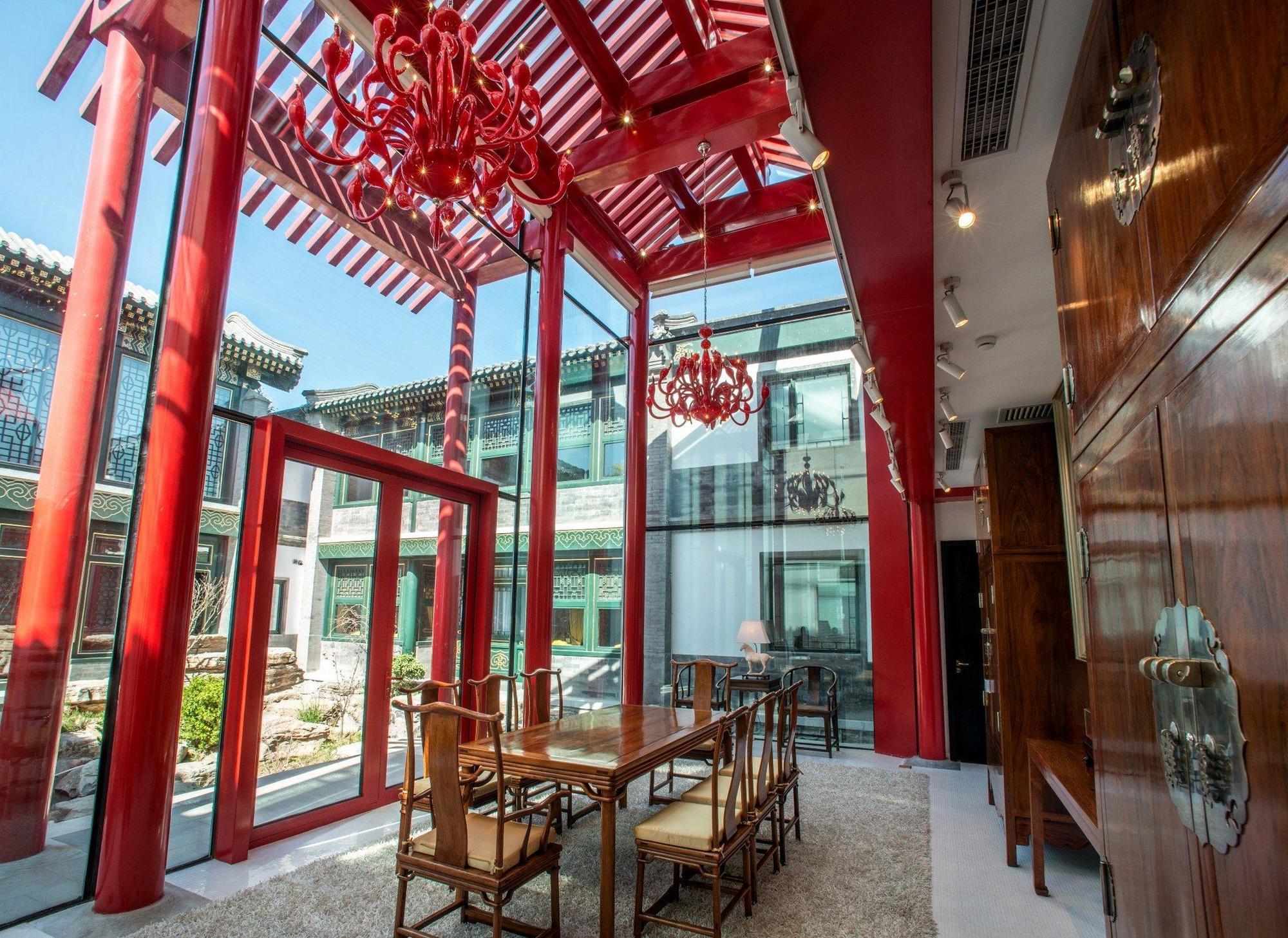 Lv Garden Huanghuali Art Galery Beijing Hotel Yinjiafu Exterior photo