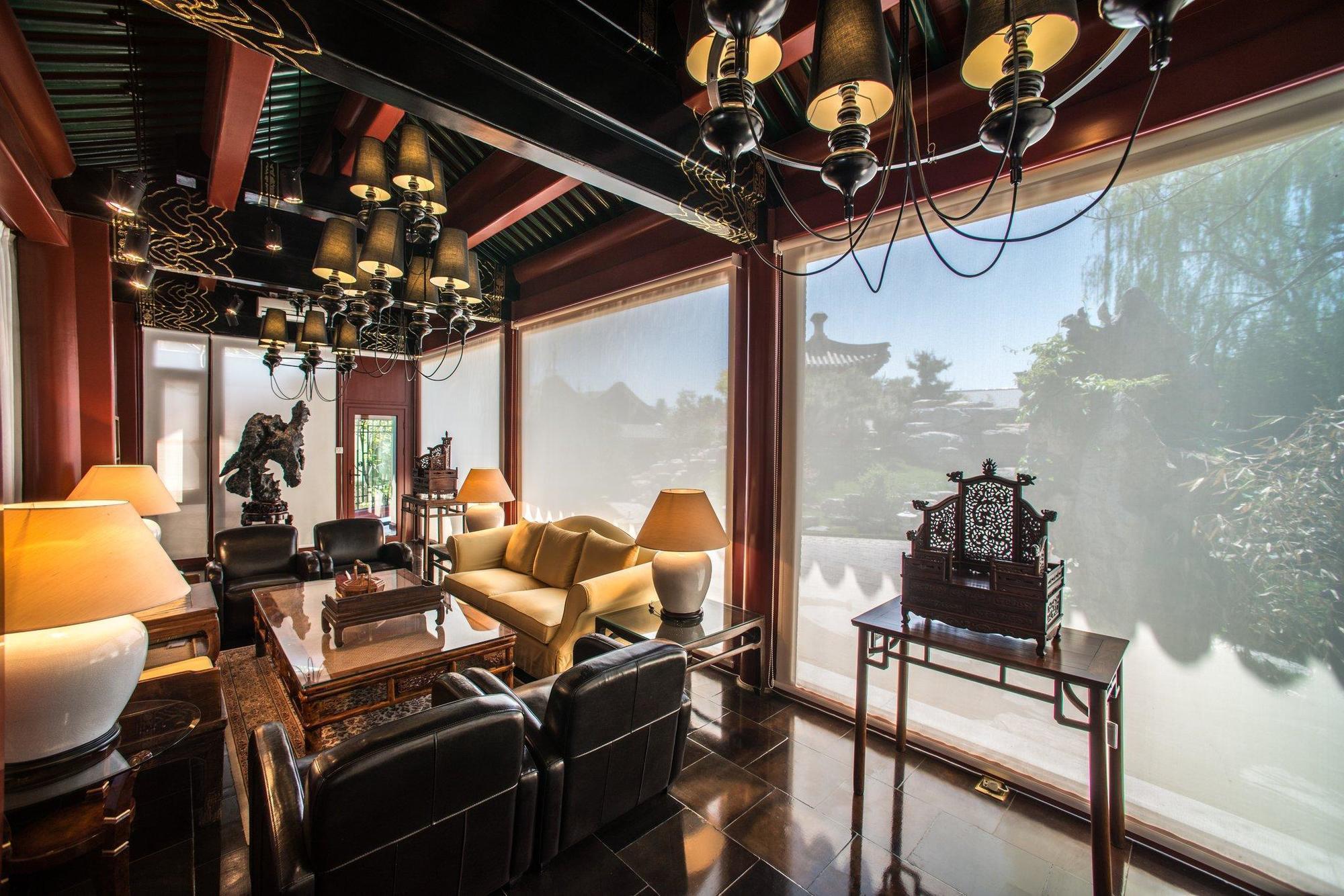Lv Garden Huanghuali Art Galery Beijing Hotel Yinjiafu Exterior photo